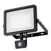 Outdoor Floodlight LED with Security PIR Sensor 50 Watt Black
