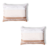 Pack of 2 Chicago Cushions - Natural