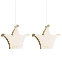 Pack of 2 Kingston pendant white