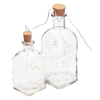 Pair of Bottle Table Lamps with Cork - Clear