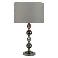 Paris 1 Light Stack Table Lamp - Black