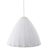 Pendant Ceiling Light Lunar Fabric 1 Light White