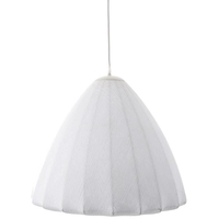 Pendant Ceiling Light Lunar Fabric 1 Light White