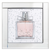 Perfume Bottle Mirrored Picture Frame - Silver