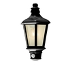 Perry Outdoor PIR Half Lantern - Dark Grey