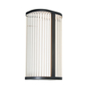 Perseus 8 Watt CCT LED Bathroom Wall Light with Opal Glass - Black