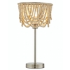 Pilli Beaded Table Lamp - Natural