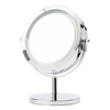 Portable Magnifying Mirror Table Lamp - Chrome