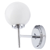 Preston 1 Light Bathroom Globe Wall Light - Chrome