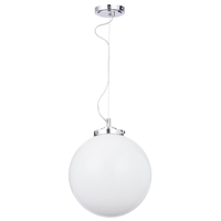 Preston 1 Light Bathroom Pendant Globe Ceiling Light - Chrome