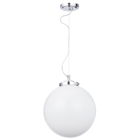 Preston 1 Light Bathroom Pendant Globe Ceiling Light - Chrome