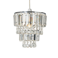 Prism Glass Easy to Fit Shade - Chrome