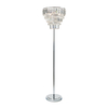 Prism Glass Floor Lamp - Chrome