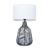 Rattan Table Lamp - Grey
