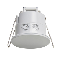 Recessed Real Presence Microwave Motion Sensor - White