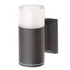Remote Controlled LED Colour Changing Outdoor Wall Light - Black