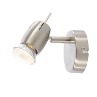 Renley 1 Light Ceiling or Wall Spotlight - Satin Nickel