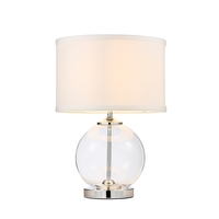 Rhonda Small Globe Table Lamp - Chrome