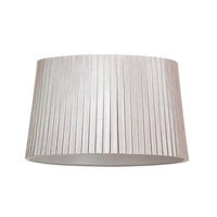 Rigid Easy to Fit Shade Pleated Cylinder - Mocha