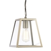Rockford Outdoor 1 Light Tapered Square Hanging Lantern - Stainless Steel