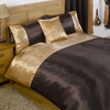 Sakkara Single Bed and Curtain Set - Chocolate Brown