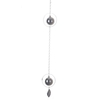 Saturn Spare Crystal Beads in Smoke Grey