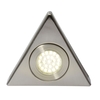 Scott Triangular Warm White LED Under Kitchen Cabinet Light - Satin Nickel