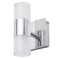 Settle LED 2 Light Up and Down Wall Light - Chrome