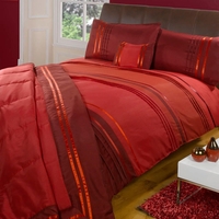Sherringham Double Duvet Set - Red