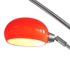 Single Red Shade For Arc Nero Floor Lamp