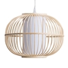 Skittle Easy to Fit Light Shade Rattan Globe - Wood