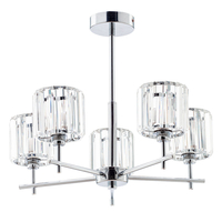 Skydda 5 Light Semi-Flush Ceiling Light - Chrome