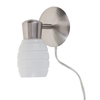 Slide Glass Spotlight - 1 Light - Brushed Chrome