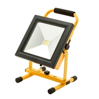 Slimline 30 Watt Rechargeable Outdoor Portable Flood Light - Yellow and Black