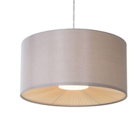 Small Ribbon Easy to Fit Ceiling Shade Drum - Mocha