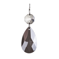 Small Smoke Grey Almond Crystal