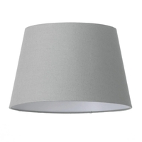 Soft Cotton Easy to Fit 35cm Lamp Shade - Grey