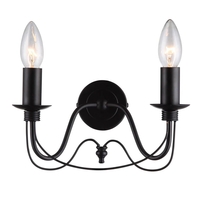 Somerset Wall Light - 2 Light - Black