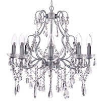 Spa Pro - Anya 8 Light Bathroom Chandelier - Chrome