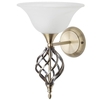 Spiral 1 Light Twist Wall Light - Antique Brass