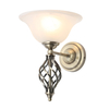 Spiral 1 Light Twist Wall Light - Antique Brass
