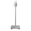 Square Base Metallic Medium Table Lamp - Grey