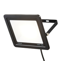 Stanley 100 Watt LED Slimline Outdoor Flood Light - Black