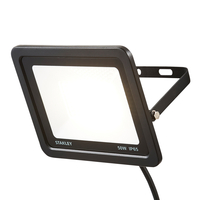 Stanley 50 Watt LED Slimline Outdoor Flood Light - Black