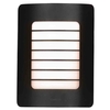 Stanley Aragon Outdoor Rectangular Wall Light - Black
