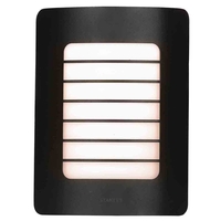 Stanley Aragon Outdoor Rectangular Wall Light - Black