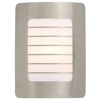 Stanley Aragon Outdoor Rectangular Wall Light - Steel