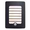 Stanley Castille Outdoor Rectangular Wall Light with PIR Sensor - Black
