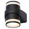 Stanley Lagan Outdoor LED Cylindrical Up & Down Wall Light - Black