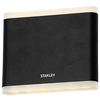 Stanley Moselle Outdoor Small LED Flush Up & Down Wall Light - Black